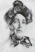 Mikhail Vrubel Portrait of nadezhda zabela-vrubel painting